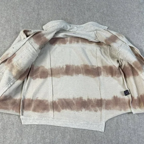Women’s Anthropologie POL Tie Dye Jacket Bohemian Raw Edges Size M Distressed - Picture 13 of 13